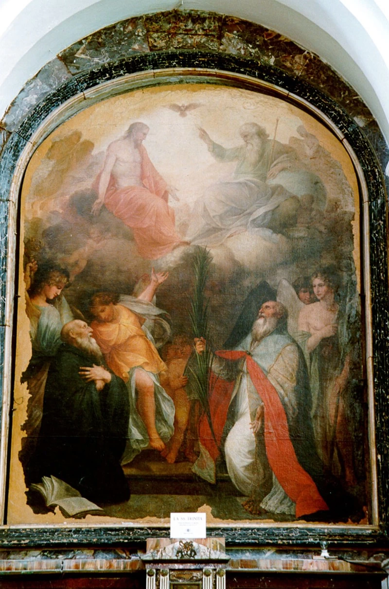 Trinità con San Benedetto e San Marziano